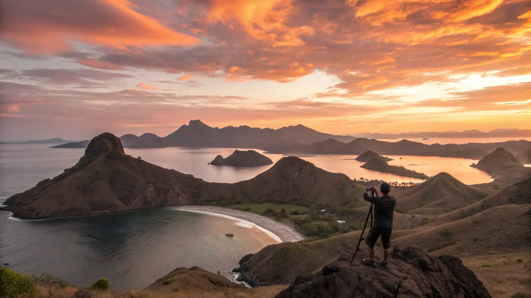 Gili Lawa Darat - Komodo Sunset Viewpoint