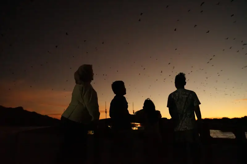 Sunset at Kalong Island